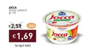 Prezzemolo e Vitale JOCCA Senza Lattosio gr 175 offerta