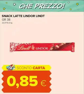 Tigre Snack latte lindor offerta