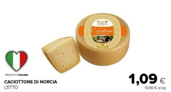 Tigre Caciottone di norcia offerta