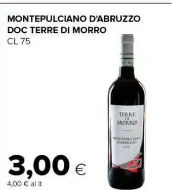 Tigre Terre di morro montepulciano d'abruzzo doc offerta