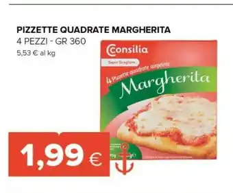 Tigre Pizzette quadrate margherita offerta