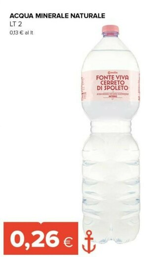 Acqua minerale naturale