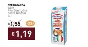 Prezzemolo e Vitale STERILGARDA Latte Alta Digeribilità Senza Lattosio lt 1 offerta