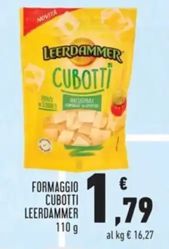 Conad FORMAGGIO CUBOTTI LEERDAMMER 110 g offerta