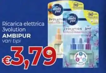 Ricarica elettrica 3volution AMBIPUR vari tipi