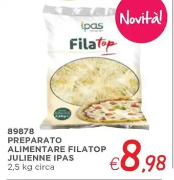 Zona PREPARATO ALIMENTARE FILATOP JULIENNE IPAS 2,5 kg circa offerta