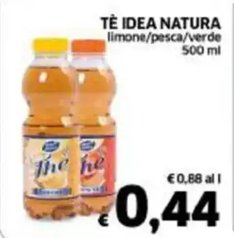 TÈ IDEA NATURA limone/pesca/verde 500 ml
