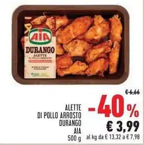 Conad ALETTE DI POLLO ARROSTO DURANGO AIA offerta