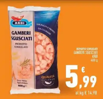 Conad GAMBERI SGUSCIATI ARBI offerta
