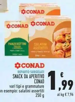 Conad SNACK DA APERITIVO CONAD offerta