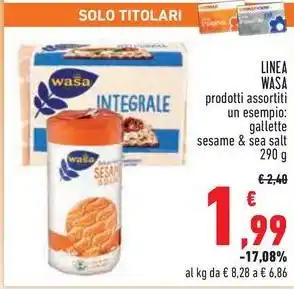 Conad LINEA WASA offerta