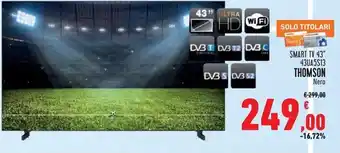 SMART TV 43" 43UA5S13 THOMSON