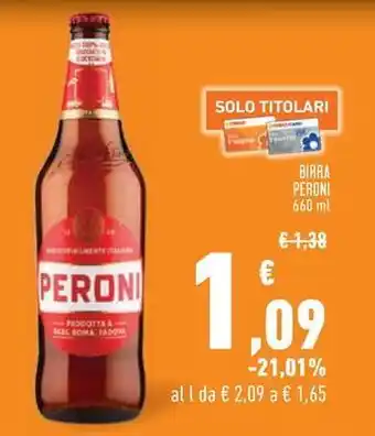 Conad BIRRA PERONI offerta