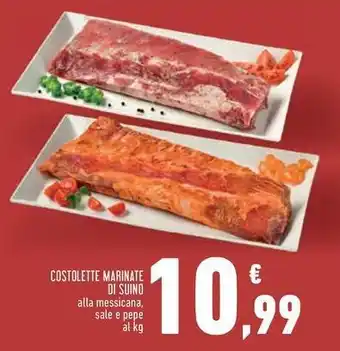 Conad COSTOLETTE MARINATE DI SUINO offerta