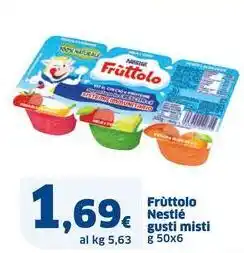 Sigma Fruttolo Nestlé gusti misti offerta