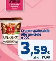 Sigma Crema spalmabile alle nocciole offerta