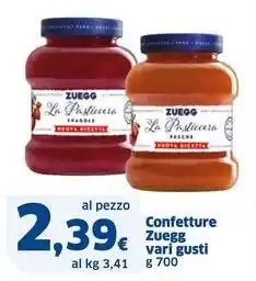 Confetture Zuegg vari gusti