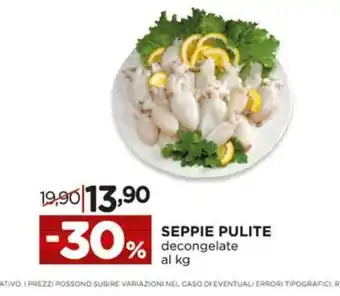 SEPPIE PULITE decongelate al kg