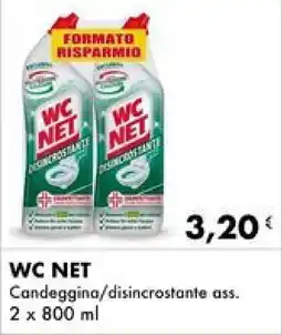 Iper Tosano WC NET Candeggina/disincrostante ass. 2 x 800 ml offerta