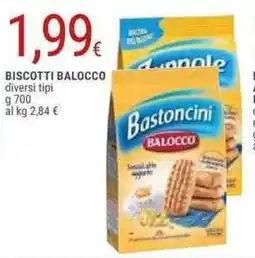 Doro Supermercati BISCOTTI BALOCCO diversi tipi g 700 offerta