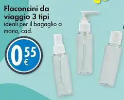 Tedi Flaconcini da viaggio 3 tipi offerta