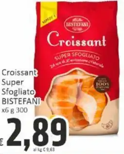 Croissant Super Sfogliato BISTEFANI x6 g 300