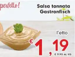 DeSpar Express Salsa tonnata Gastronfisch offerta