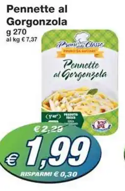 Pennette al Gorgonzola g 270`