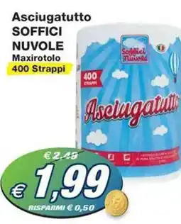 Prix Quality Asciugatutto SOFFICI NUVOLE offerta