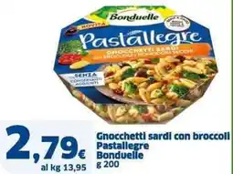 Gnocchetti sardi con broccoli Pastallegre Bonduelle g 200