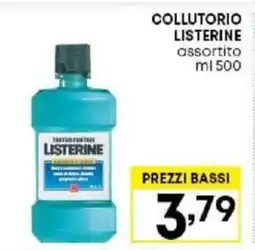 COLLUTORIO LISTERINE assortito ml 500