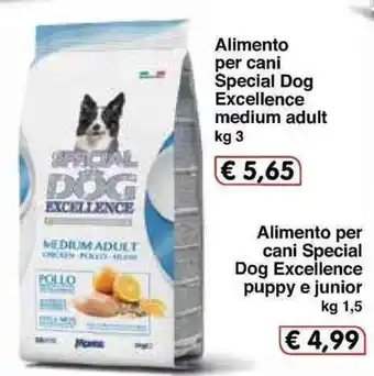 Famila Special Dog Excellence medium adult Alimento per cani 3kg offerta