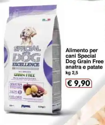 Famila Special Dog Grain Free anatra e patate Alimento per cani 2,5kg offerta