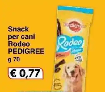 Famila Pedigree Rodeo Snack per cani 70g offerta