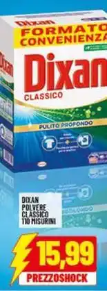 Risparmio Casa DIXAN POLVERE CLASSICO 110 MISURINI offerta