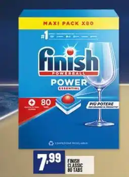 Risparmio Casa FINISH CLASSIC 80 TABS offerta