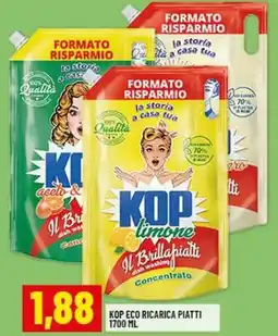 Risparmio Casa KOP ECO RICARICA PIATTI offerta