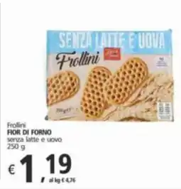 Frollini FIOR DI FORNO senza latte e uovo 250 g