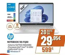Expert hp NOTEBOOK 15S-FQ50 offerta