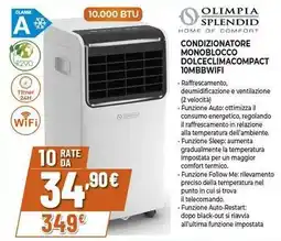 Expert OLIMPIA SPLENDID CONDIZIONATORE MONOBLOCCO DOLCECLIMACOMPACT 10MBBWIFI offerta