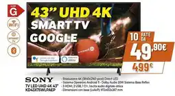 SONY TV LED UHD 4K 43" KD43X75WLPAEP
