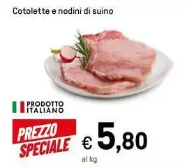 Iper La Grande Cotolette e nodini di suino offerta