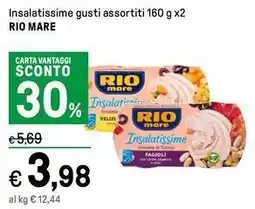 Iper La Grande Insalatissime gusti assortiti 160 g x2 RIO MARE offerta