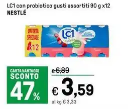 Iper La Grande LC1 con probiotico gusti assortiti 90 g x12 NESTLÉ offerta