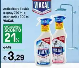 Iper La Grande Anticalcare liquido o spray 720 ml o ecoricarica 900 ml VIAKAL offerta