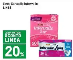 Iper La Grande Linea Salvaslip Intervallo LINES offerta