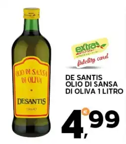 Extra Supermercati DE SANTIS OLIO DI SANSA DI OLIVA 1 LITRO offerta