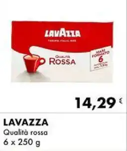 Iper Tosano LAVAZZA Qualità rossa 6 x 250 g offerta
