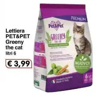 Famila Pet&Pet Greeny the cat lettiera 6 litri offerta