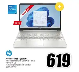 MediaWorld hp Notebook 15S-FQ5060NL offerta